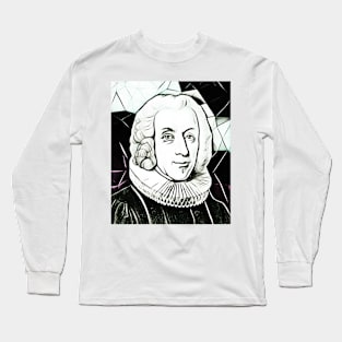 Hans Egede Black and White Portrait | Hans Egede Artwork 15 Long Sleeve T-Shirt